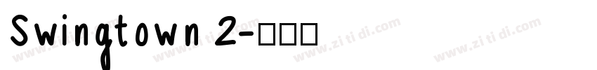 Swingtown 2字体转换